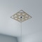 Ekena Millwork Blume Wood Fretwork Pierced Ceiling Medallion, Hickory, 36"OD x 12 1/2"ID x 3/8"T CMWP36X36X0375BLHI - alternate 6